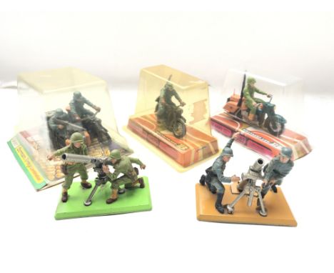 A Collection of Boxed Britain's and 2 loose including German Army #9681. German Army 9679 And U.S. Army #9682.