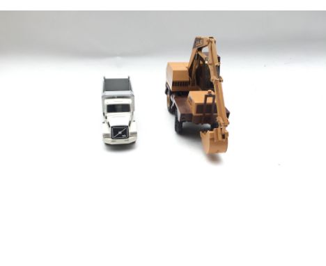 Conrad model Vehicles.#3775 - Volvo #2964 - Case 1085B