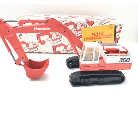 A Poclain Hydraulic Excavator 350c boxed. Scale 1/50.