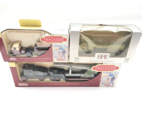 Collection of model vehicles. Gilbow. EFE Tarmac. #E12002.Lledo #DG111002Lledo #DG148014Boxed.ll