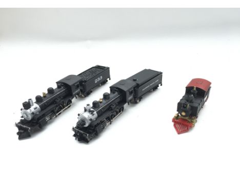 Collection of model trains. Boxed.IHC - Mogul M512Life-Like #8300Mehano train line. American M800.