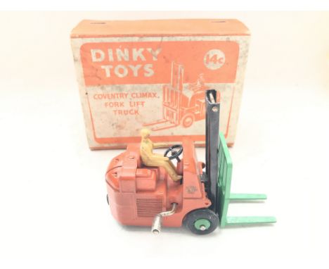 A Dinky Coventry Climax Fork Lift Truck boxed.