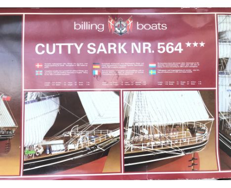 A Billing Boats Model kit of the Cutty Sark NR.564 . Appears to be Complete.