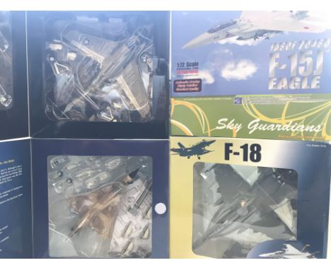 4 x model Aircraft including a Witty Wings F-15J, a Witty Wings F-18, a Hobby Masters Mirage and a Centry wings A-6E Intruder