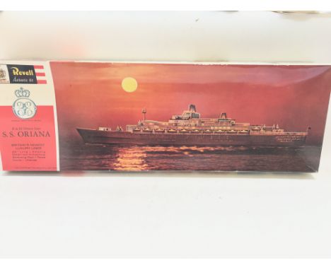A Revell S.S. Oriana  model kit Boxed and complete.