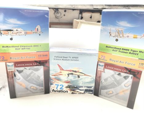 A Collection of 5 boxed model aircraft.