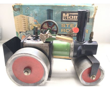 A Vintage Boxed Mamod Steam Engine.
