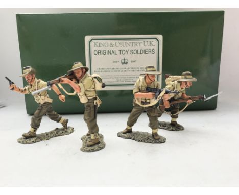 A King And Country Montgomery's 8th Army 'Aussie Patrol' Boxed #EA 03.
