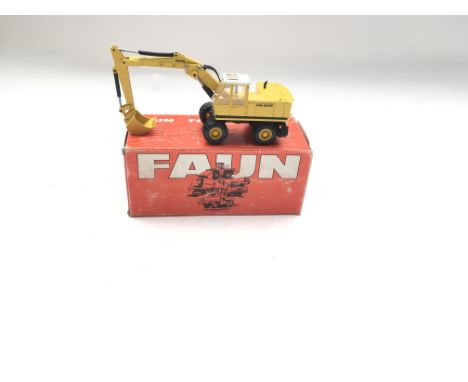 Faun 1:50 Scale Digger. Die-Cast. Boxed.