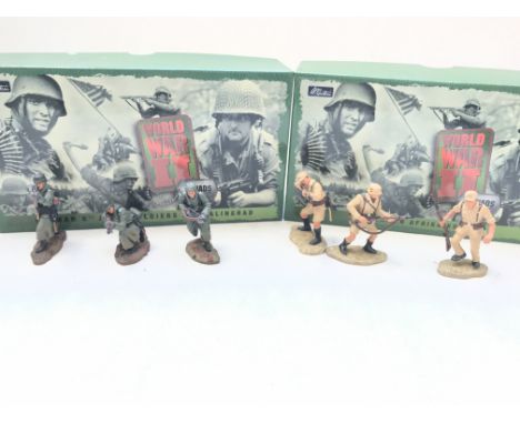 A Britain's German 6th Army Soldiers At Stalingrad #17388 and German Africa Korps #17254. Both boxed.