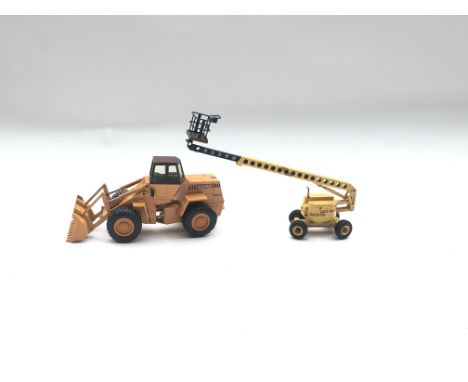 Grove Manlift #AMZ66. Boxed. 1:50 scale.CASE W20C Loader. Boxed. 1:35 Scale.