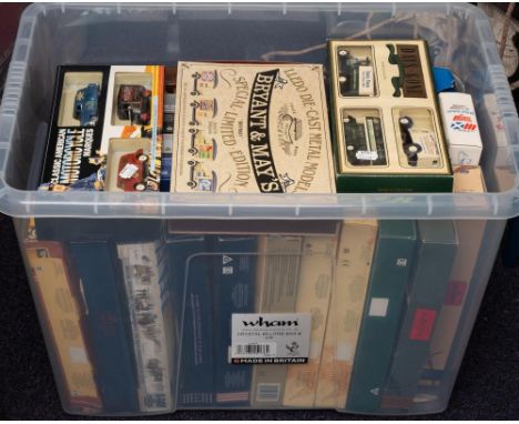 A boxed group of Lledo commemorative sets:, including 'D-Day', 'Pearl Harbour' and others (a lot)