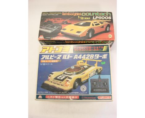 Asahi (Japan). A 1/12th scale radio control Renault Alpine V6:, in original box with instruction and part used decal sheet, t