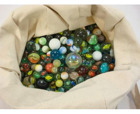 A large collection of various 20th century marbles:, including ceramic examples. (a lot)