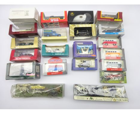Twenty-three die-cast models by Solido, Minichamps, Brumm, IXO Models, Lledo etc, all boxed Condition Report & Further Detail