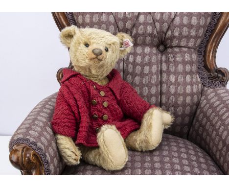 A Steiff limited edition Stratford Blond bear, 17 of 1500, with certificate and original box