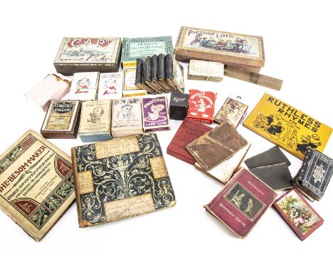 Various playing cards and games,  John Jacques &amp; Son - Happy Families, Snap and The Counties of England 4th Series; a H.P