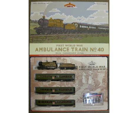 A Bachmann OO scale WWI ambulance train, No. 40, special commemorative edition, boxed