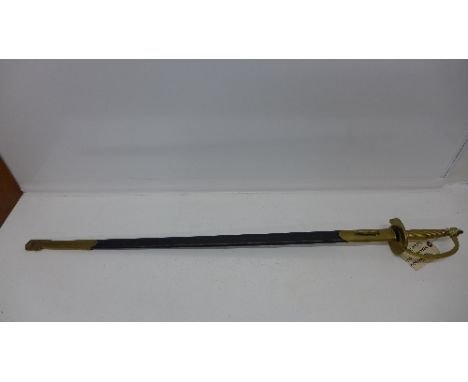 A 1796 pattern Infantry Officer's sword, with scabbard