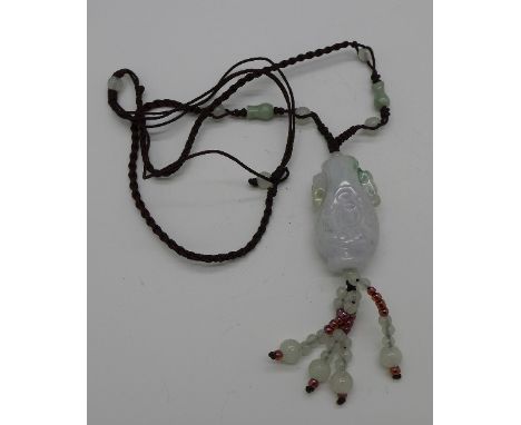 A jade necklace, "safe and well"