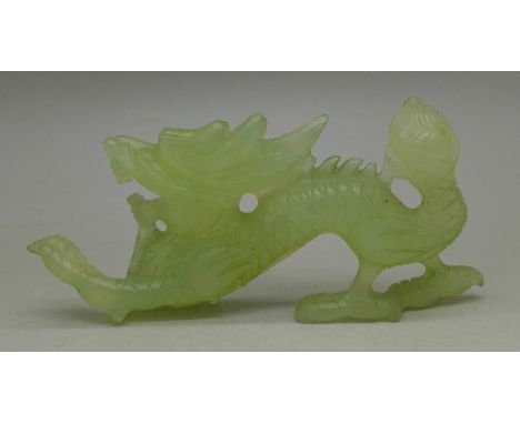 A jade figure of a dragon