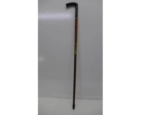 A Victorian sword stick with ebonised handle