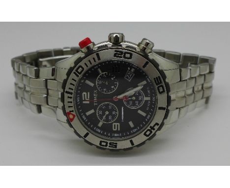 A gentleman's Timex chronograph wristwatch