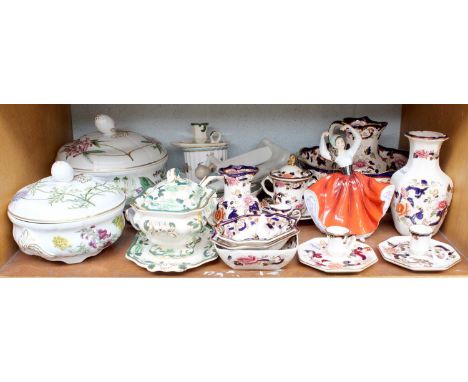 Assorted Mason's Mandalay Pattern Wares, together with Spode Stafford flowers, Royal Doulton Karen, Nao Lamp (qty)