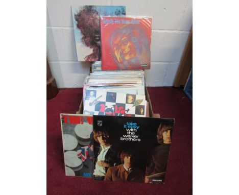 A collection of LPs including The Who, Ten Years After, Love, John Lennon, Jimi Hendrix etc.
