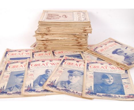 A large collection of aprox 100+ WWI First World War Wartime publications / magazines ' The Great War ' 1916 onwards. Each co