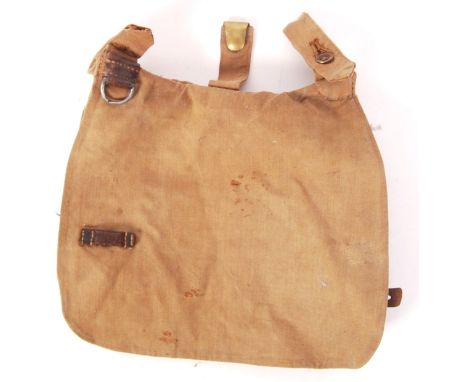 An original pre-WWI and WWI First World War era Prussian / German infantry soldier's uniform Bread Bag. Dated 1896 / 1908 to 