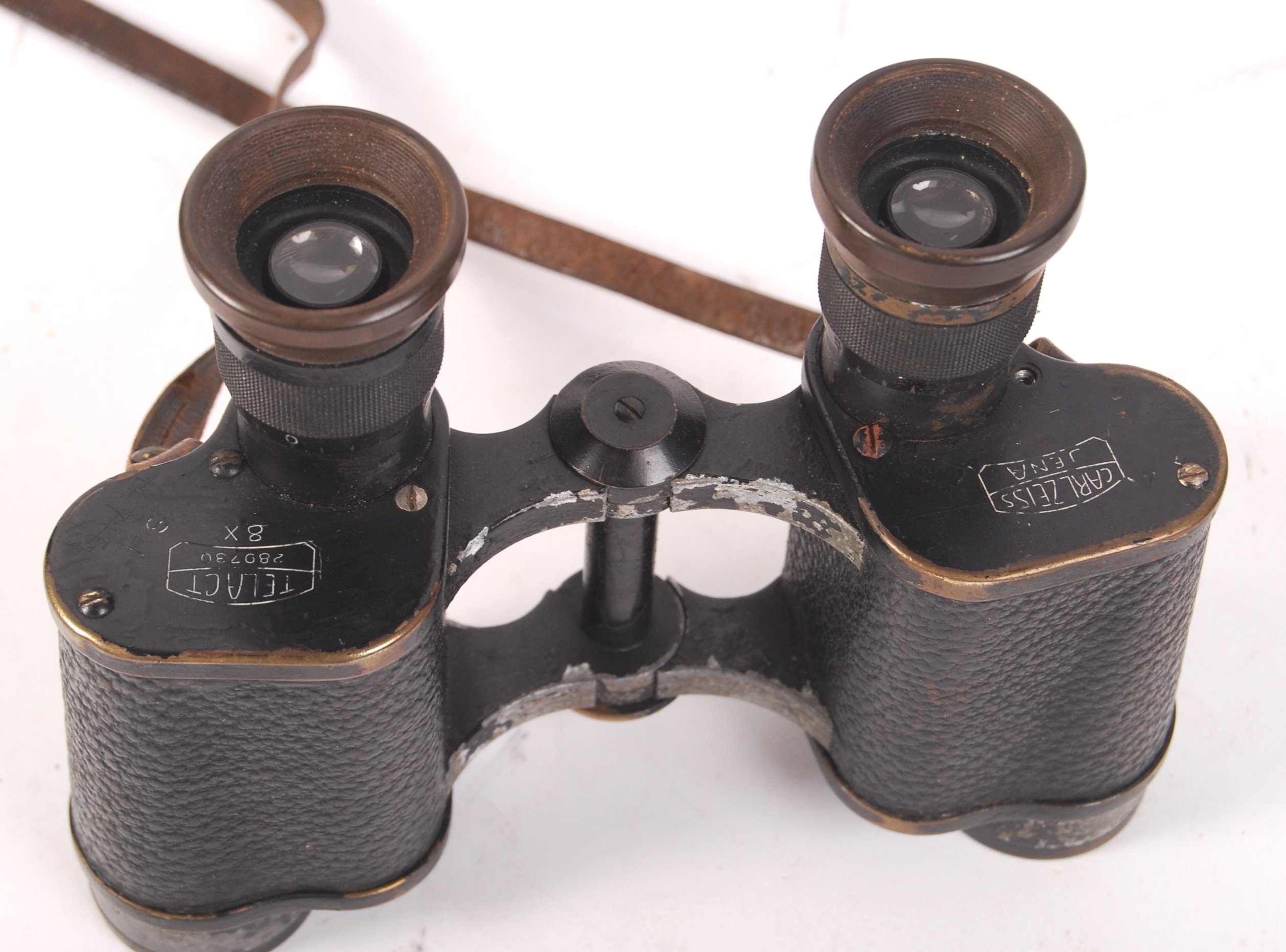 A collection of 3x pairs of WWI First World War related binoculars. All