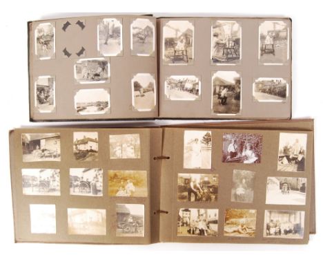 Two fascinating antique c1910-1920 photograph albums. Theme of nursing, although it isn't clear if the two albums are related