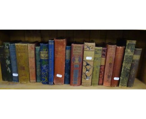 Shelf of Vintage childrens books.
