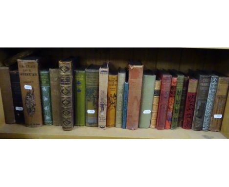 Shelf of Vintage childrens books.