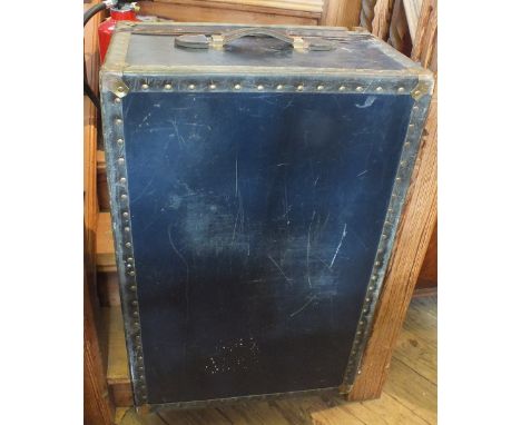 A Brass bound cabin trunk