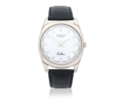 Rolex. An 18K white gold manual wind wristwatchModel: CelliniReference: 4243Date: Circa 2006Movement: 20-jewel Cal.1602 manua