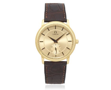 Omega. An 18K gold manual wind wristwatchModel: De VilleReference: 4620Date: Circa 1994Movement: Jewelled manual windDial: Ch
