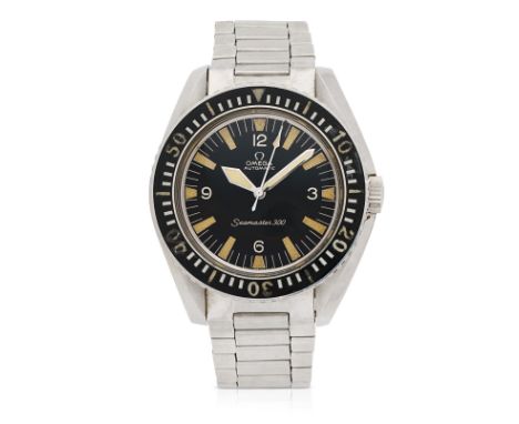 Omega. A stainless steel automatic bracelet watchModel: Seamaster 300Reference: 165.024Date: Circa 1968Movement: 24-jewel Cal