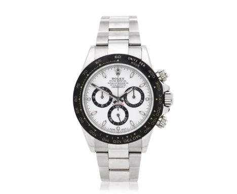 Rolex. A stainless steel automatic chronograph bracelet watchModel: Cosmograph DaytonaReference: 116500LNDate: Purchased 11th