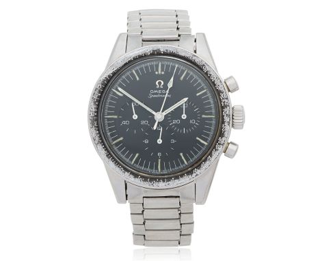 Omega. A stainless steel manual wind chronograph bracelet watchModel: Speedmaster 'Ed White'Reference: ST 105.003-65Date: Pur
