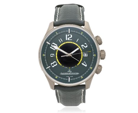 Jaeger-LeCoultre. A Limited Edition titanium automatic calendar wristwatch with alarmModel: Aston Martin AMVOX 1 AlarmReferen