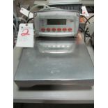 Rinstrum mod. X320 Digital Platform Scale 12"x12", 300lb. Cap.