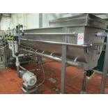 S.S. Wash Tank, 140"x36" (No APV Pump)