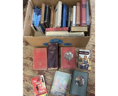 A job lot of vintage and antique books, shipping unavailable