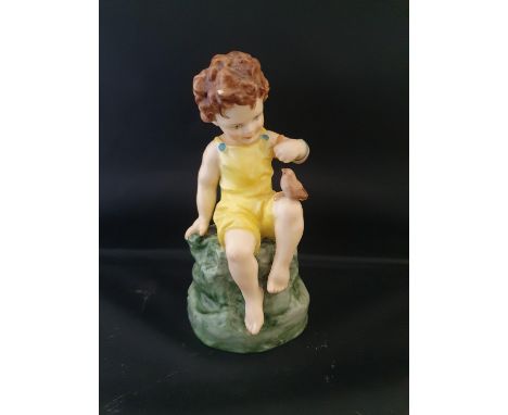 A Royal Worcester figurine 'Friday's Child is Loving and Giving'