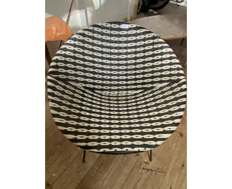A vintage satellite sputnik chair, shipping unavailable