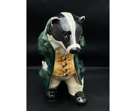 A Rye Cinque Ports ceramic figurine of a badger