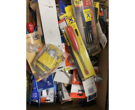 A large box of new tools and accessories, shipping unavailable