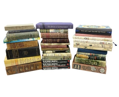 Manuscript journal for Tour in Italy 1881; four Folio Society books; four Biggles books; science fiction books including E.E.